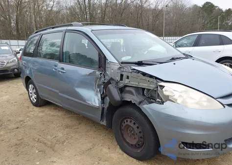 2006 Toyota Sienna Ce z USA, uszkodzony, nr VIN 5TDZA23C26S567323